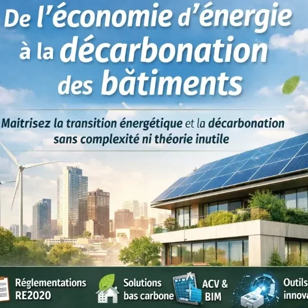 De l'économie de l'énergie à la décarbonation des bâtiments